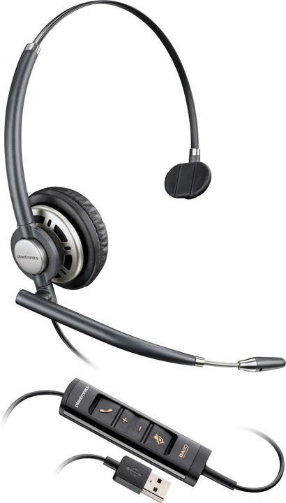 Poly HP EncorePro HW715 USB Headset, Wired, Calls/Music, Headset, Black (Cablato, USB-A)