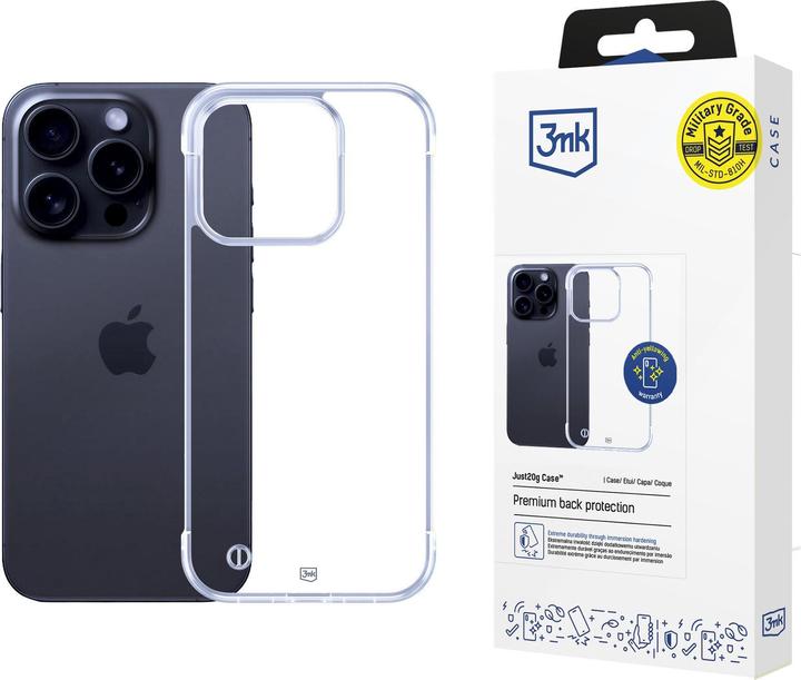 Immagine prodotto 3MK Etui Just20g Clear Case do iPhone 16 Pro (Apple iPhone 16 Pro)