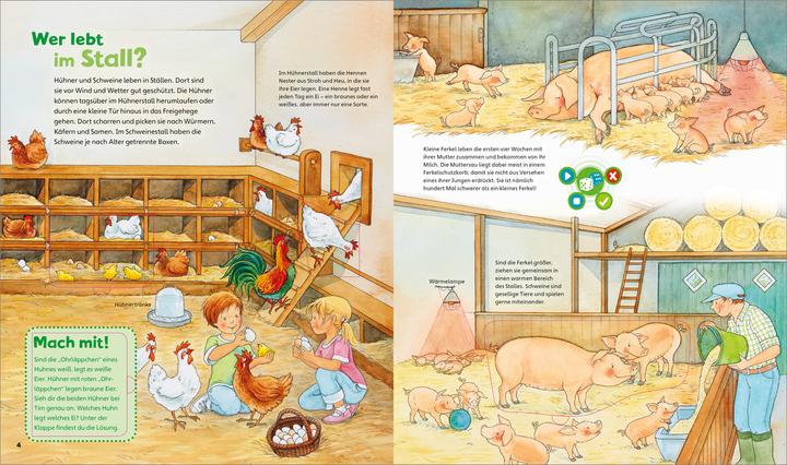 Actual product image Bookii WAS IST WAS Junior Komm mit auf den Bauernhof! (German, Claudia Kaiser, Martin Lickleder, Silke Voigt, Christina Brown, 2018)