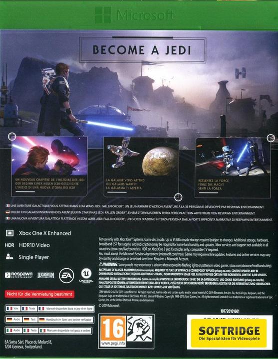 Image du produit EA Games Star Wars : l'ordre des pièges Jedi (Xbox One X, Xbox Series X, DE)