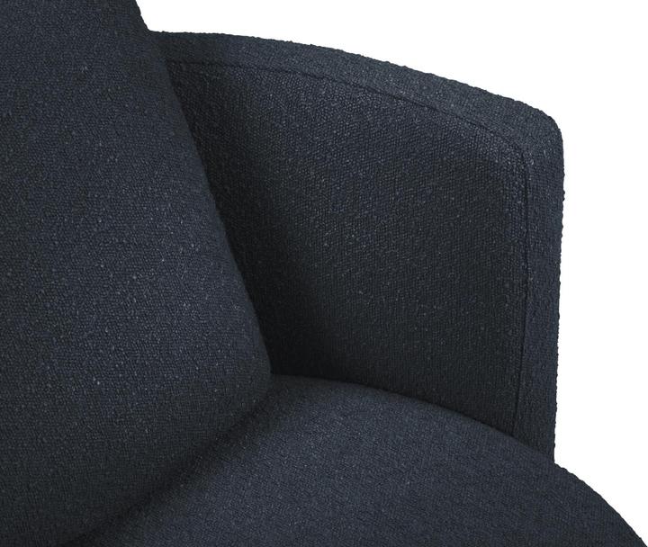 Image du produit Micadoni Bouclé Fauteuil Pivotant, "Bliss", 1 Place, 92x92x75 Fabriqué en Europe