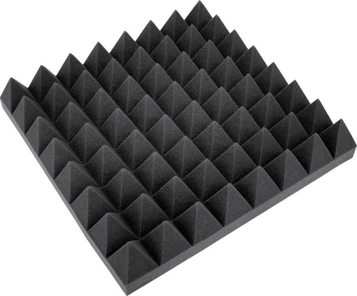Omnitronic pyramide de mousse acoustique 100mm, 50x50cm