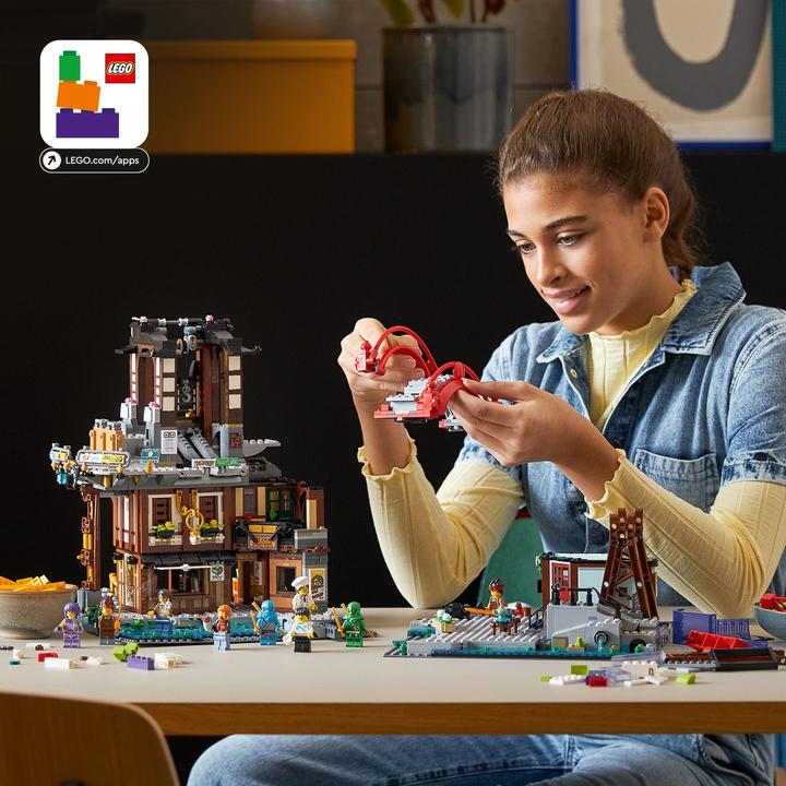 Produktbild LEGO Die Märkte von Ninjago City (71799, LEGO Ninjago, LEGO Seltene Sets)