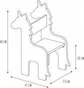 Image du produit Home Deco Kids chaise enfant licorne (Chaise haute)