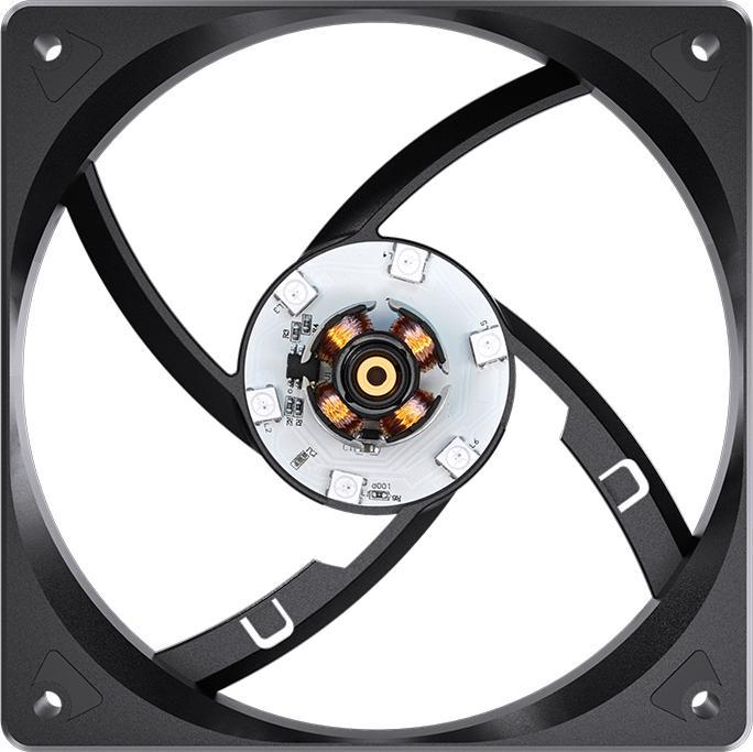 Actual product image Jonsbo CR-1000 EVO CPU cooler, ARGB - black (154 mm)