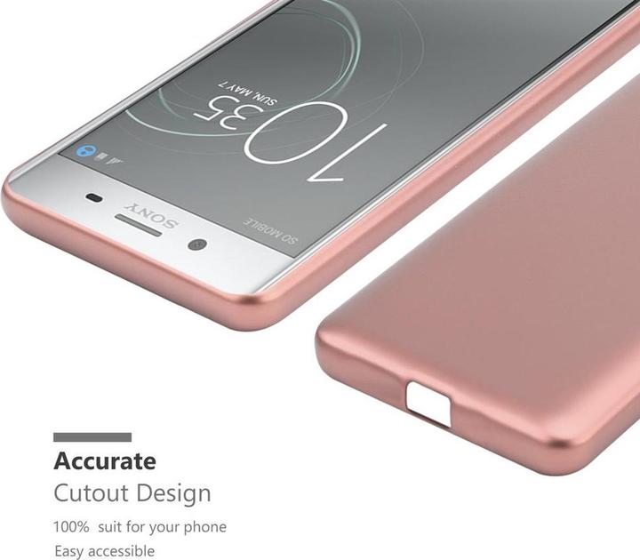 Actual product image Cadorabo TPU Matt Metallic Cover (Sony Xperia XZ Premium)