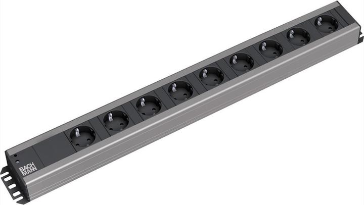 Produktbild Bachmann HANDWERKER Steckdosenleiste, 9-fach, ohne Schalter (9 x, CEE 7/3, 2 m)