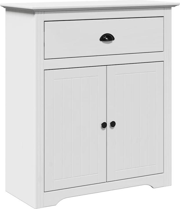 Produktbild VidaXL Flurschrank BODO Weiss 80x35x90 cm Flurmöbel Schrank Wohnzimmerschrank (80 x 35 x 90 cm)