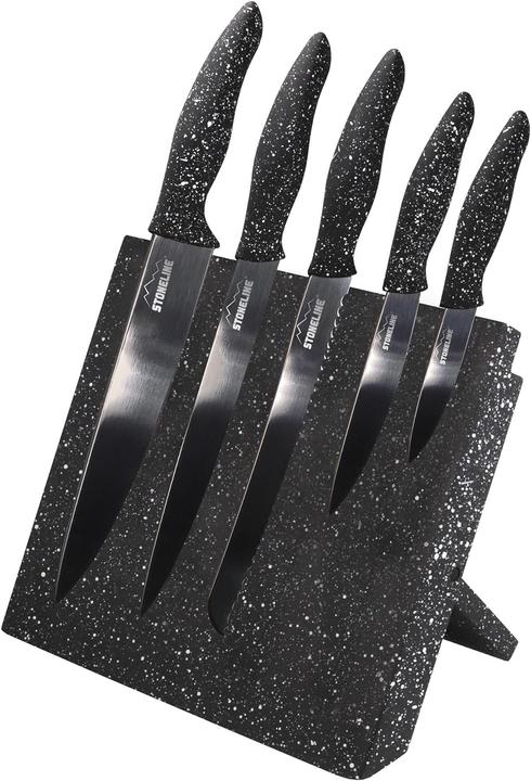 Produktbild Stoneline 5-teiliges Messer Set mit Block