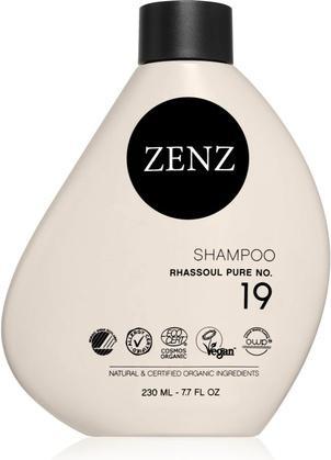 Actual product image Zenz Organic Rhassoul Pure No. 19 Shampoo - 230 ml, Moisturizing with conditioning effect (230 ml, Liquid shampoo)