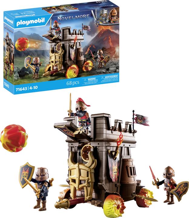 Produktbild Playmobil Angriffswagen mit Feuerkanone (71643, Playmobil Novelmore)
