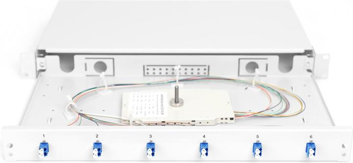 Produktbild Digitus LWL Spleissbox, bestückt, LC, OS2 (S/UTP, CAT8.1, 0.28 m)