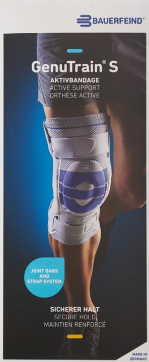 Produktbild GenuTrain S Aktivbandage Grösse 5 rechts titan (5)