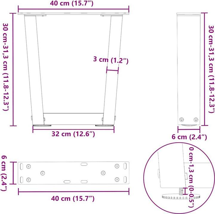 Produktbild VidaXL Mossycup white oak