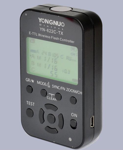 Image du produit Yongnuo Radijo siųstuvas Contrôleur flash sans fil YN-622C-TX E-TTL (Canon) (Télécommande flash)