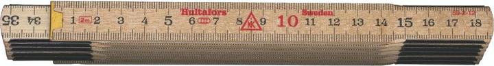 Produktbild Hultafors Schwedenmeter mit Innenteilung (2 m)