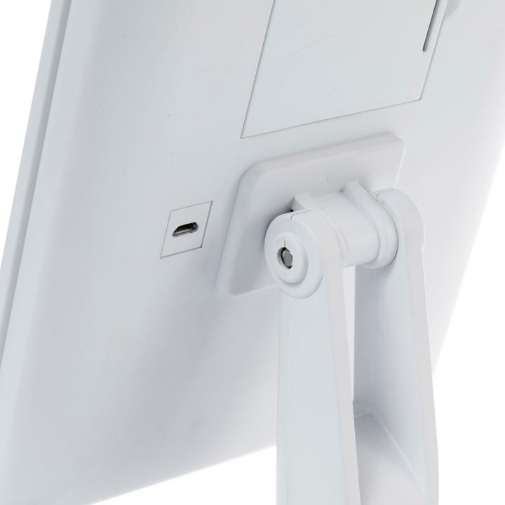 Image du produit Pauleen Miroir cosmétique Miroir d'âme brillant Blanc (8,5 x 20 x 30 cm)