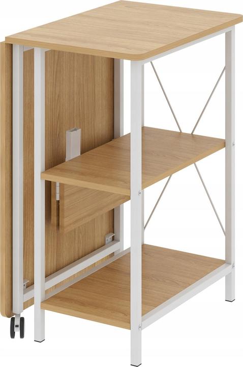 Image du produit Maclean Bureau pliant Loft Dimensions : 107x45x75cm max - 150 kg avec plateau hêtre clair MC-411 W (107 x 45 x 75 cm)