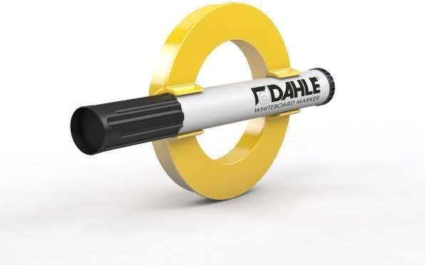 Immagine prodotto Magni Mega magnete CIRCLE XL (80 mm, incluso supporto per oggetti) giallo (1 x)