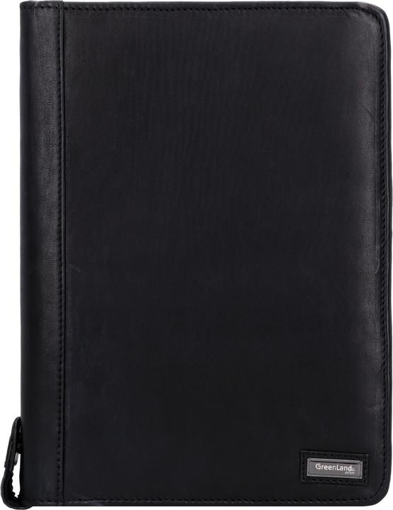 Produktbild Greenland Nature Black Nappa Ringmappe Leder 33 cm (1 x)