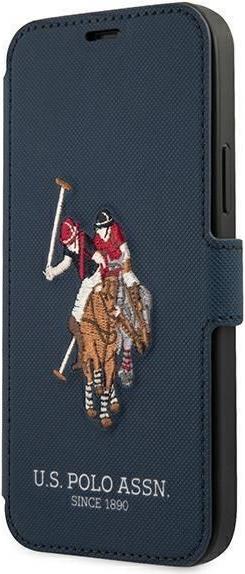 Actual product image U.S. Polo US Polo USFLBKP12MPUGFLNV iPhone 12/12 Pro 6.1" Grenade / Navy Book Polo Embroiderer (Apple iPhone 12)