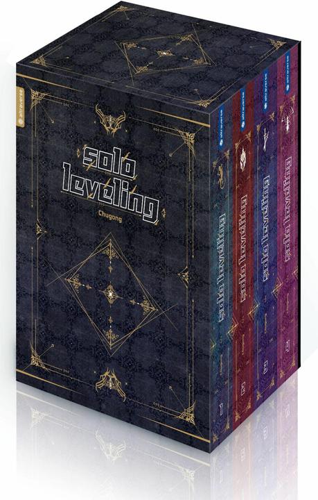 Solo Leveling Roman 01 - 04 mit Box (Deutsch, Chugong, 2022)