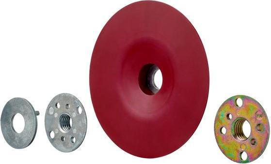 Produktbild 3M Hochleistungs-Stützteller, rot, 115 mm, M14, flach, weich, 1 Stück / Karton (60)