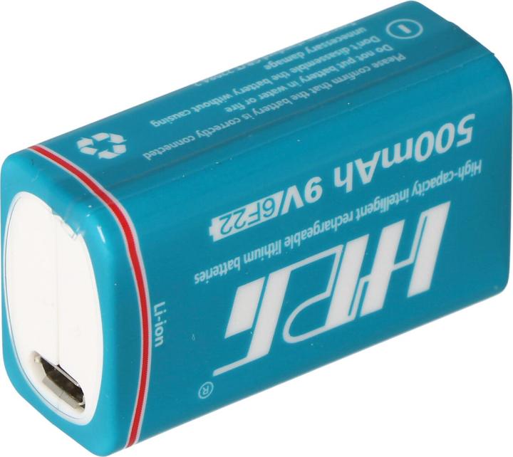 Actual product image AccuCell Akku mit USB-Ladebuchse zum nachladen, mit USB-Ladefunktion (1 pcs., 500 mAh, Battery + charger)