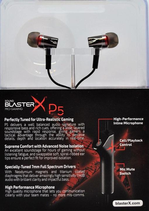 Produktbild Creative Sound BlasterX P5 (Kabelgebunden)