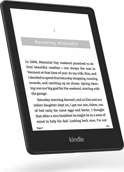 Immagine prodotto Amazon Kindle Paperwhite 2024 12th Gen Signature (7", 32 GB, Metallico, Nero)
