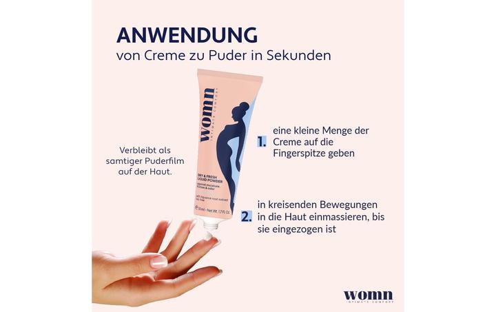 Energie-Label womn Dry and Fresh (Körperpuder, 50 ml)