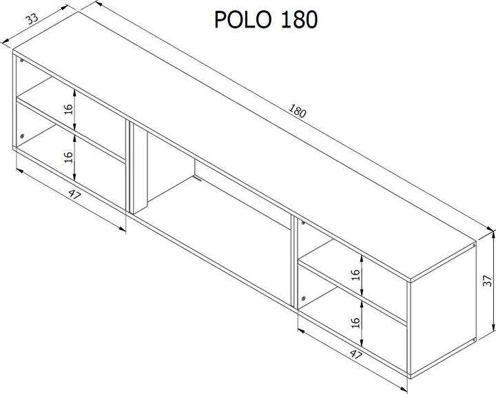 Actual product image Halmar Polo (180 x 33 cm)