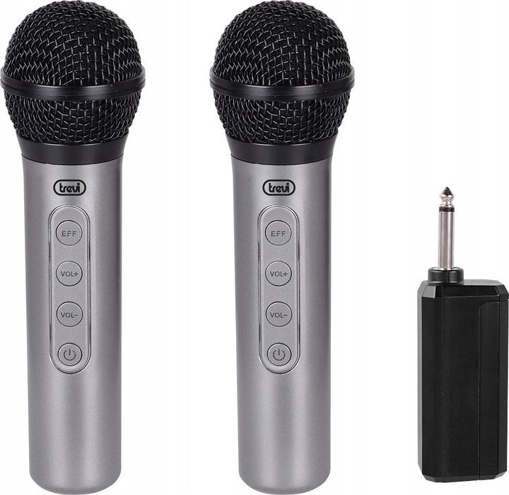 Produktbild Trevi EM 415 R SET 2 DRAHTLOSE MIKROFONE 2.4G SCHWARZ