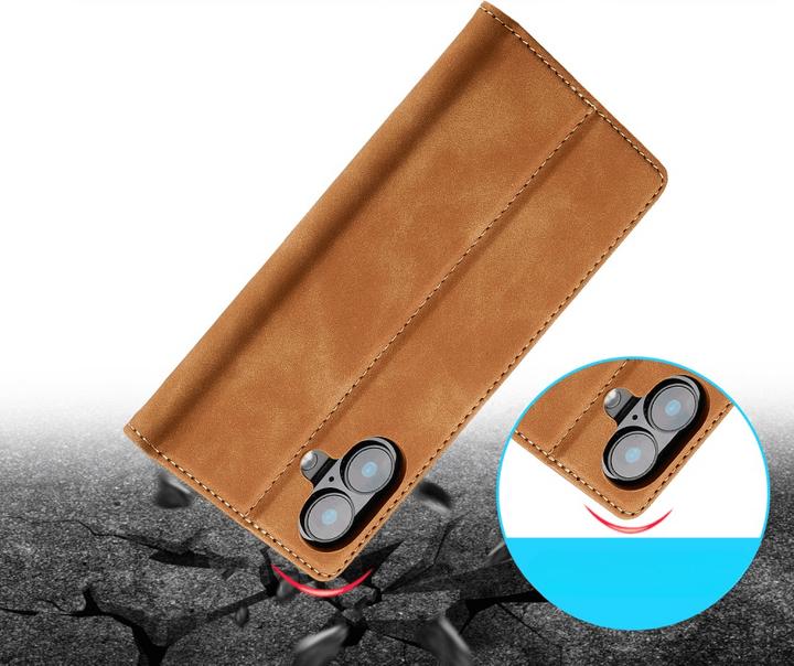 Produktbild LC.Imeeke iPhone 16 - Flip Case Vintage (Apple iPhone 16)