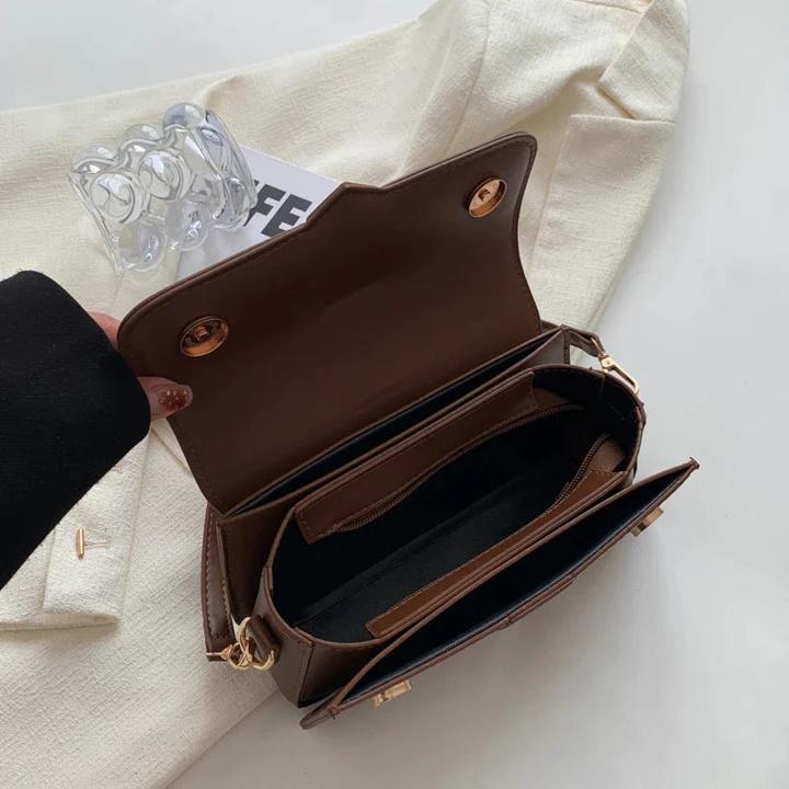 Immagine prodotto Only-Bags.Store Borsa a tracolla in pelle Pu - Borse a tracolla Vintage Borsa sottobraccio Square Satchel