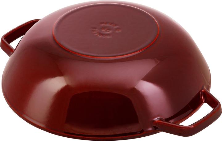 Produktbild Staub Wok mit Glasdeckel (30 cm, Wok Pfanne, Gusseisen)