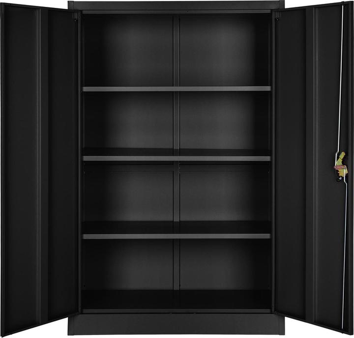 Produktbild tectake Aktenschrank (90 x 40 x 140 cm)