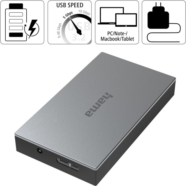 Actual product image Hama USB 3.0 Hub (USB-A, 4 Ports)