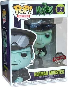 Actual product image Funko Pop Munsters Herman Hot Rod Limited Edition