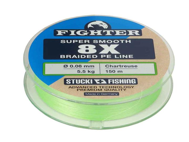 Actual product image Stucki Fishing Stucki Fighter 8X Premium Chartreuse 150m - 0.08mm (0.00 kg)