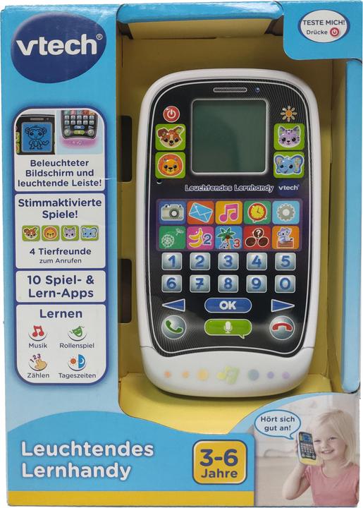 Image du produit VTech Téléphone portable éducatif lumineux (Allemand)
