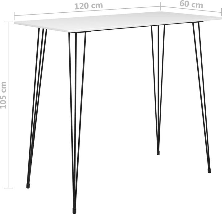 Produktbild VidaXL Bar Set (120 x 60 x 105 cm, 48 x 47.5 x 95.5 cm)