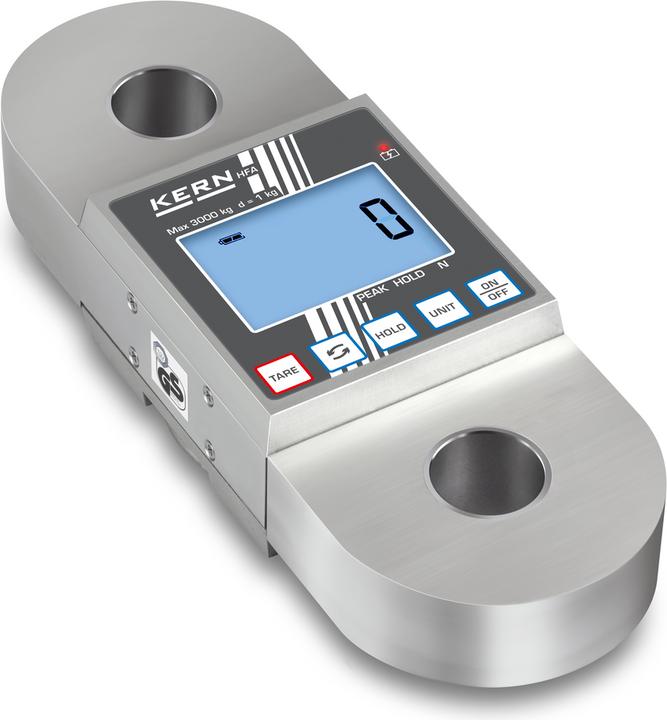 Actual product image Kern Crane scale Weighing capacity (max.) 1 t Readability 500 g via plug-in power supply