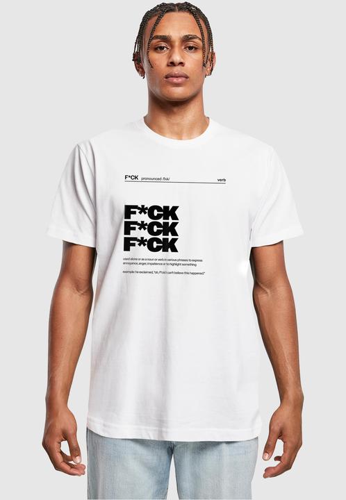 Actual product image Mister Tee F*ck Definition Tee - 139129 (L)