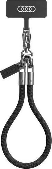 Actual product image Audi uniwersalna smycz do telefonu 28cm 8mm czarny/black AU-HSL8-R8/D1-BK