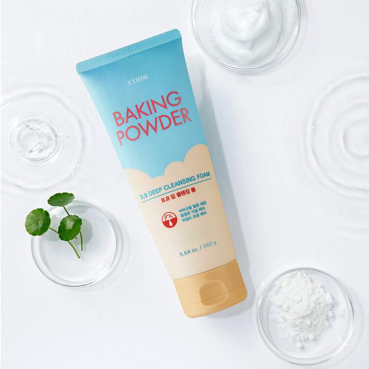 Actual product image Etude House Baking Powder B.B Deep Cleansing Foam (Cleaning cloths, 160 ml)