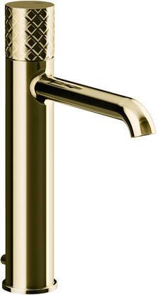 Produktbild Gessi Habito Waschtisch-Einhebelmischer, mittlere Version, mit Ablaufgarnitur, Ausladung 164mm, INTR