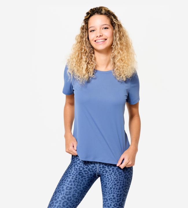 Domyos T-Shirt Damen - blau (M)