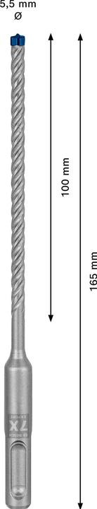 Produktbild Bosch Professional Zubehör EXPERT SDS plus-7X Hammerbohrer, 5,5 x 100 x 165 mm (5.5 mm)