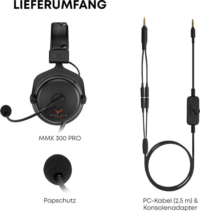 Image du produit Beyerdynamic MMX 300 Pro (Filaire)
